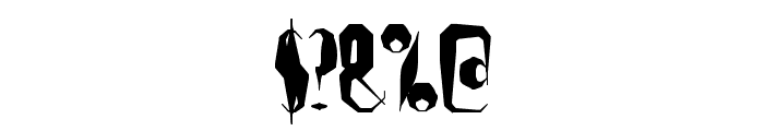 Quill Experimental S BRK Font OTHER CHARS