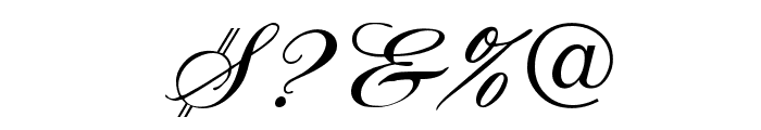 Quill Font OTHER CHARS