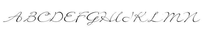 Quilline Script Thin Font UPPERCASE