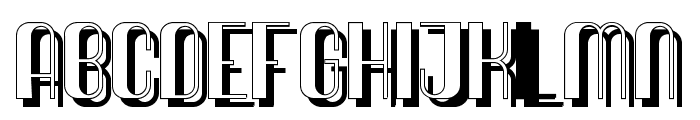 QuimbieShaddow Font LOWERCASE
