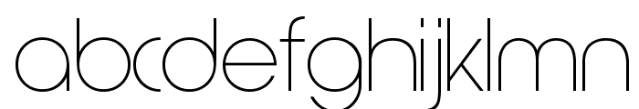 Quinfo-ExtraLight Font LOWERCASE