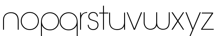 Quinfo-ExtraLight Font LOWERCASE