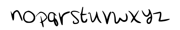 Quirk Font LOWERCASE