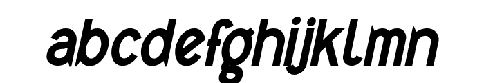 Quirkus Bold Italic Font LOWERCASE