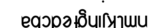 Quirkus Upside Down Font LOWERCASE