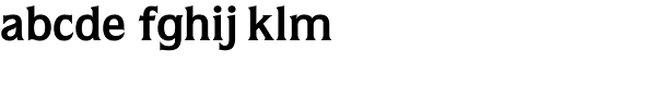 Quorum Std-Bold Font LOWERCASE
