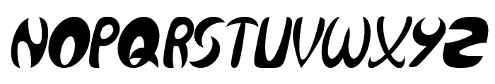 Qurve Thin Italic Font UPPERCASE