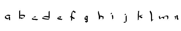 Qwikscribble Normal Font LOWERCASE