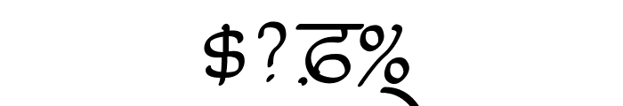 Raaj Medium Font OTHER CHARS