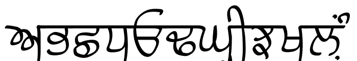 Raaj Medium Font UPPERCASE