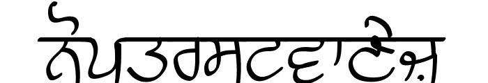 Raaj Medium Font LOWERCASE