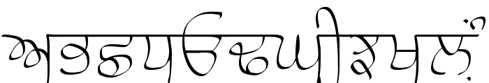 Raaj Thin Font UPPERCASE