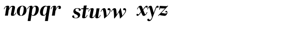 Rabenau Pro Bold Italic Font LOWERCASE
