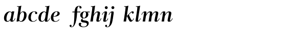 Rabenau Pro Semibold Italic Font LOWERCASE