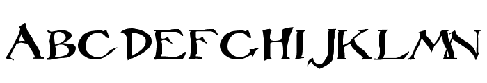 Rackham Regular Font LOWERCASE