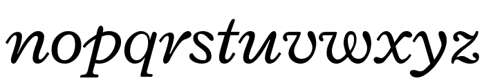 Radley Italic Font LOWERCASE