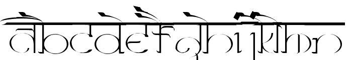 Raj classic Font LOWERCASE