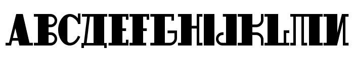 RaskalnikovNF Font UPPERCASE