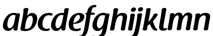 Raspoutine DemiBold Italic Font LOWERCASE