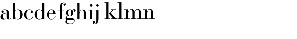 Ratio Modern Font LOWERCASE