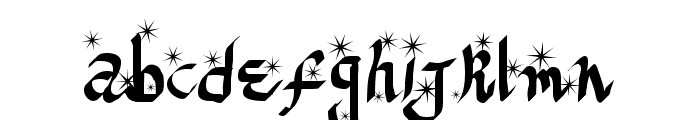 ReGifter Stars Font LOWERCASE