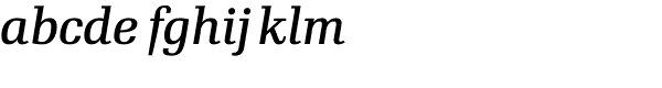 RePublic Std Medium Italic Font LOWERCASE