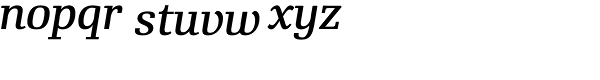 RePublic Std Medium Italic Font LOWERCASE