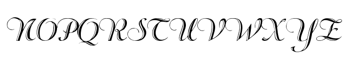 Rechtman-Script Medium Font UPPERCASE