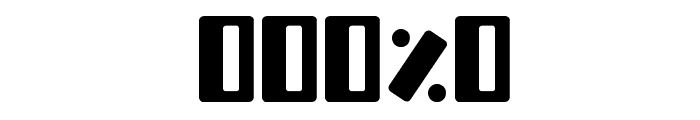 Rectangle II Font OTHER CHARS