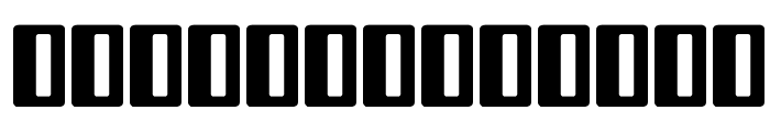 Rectangle II Font UPPERCASE