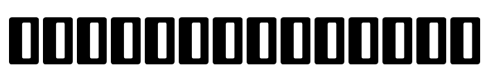 Rectangle II Font LOWERCASE
