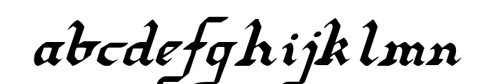 Redcoat Italic Font LOWERCASE