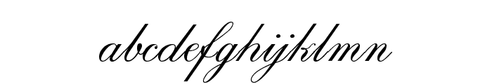 RegencyScriptFLF Font LOWERCASE