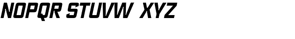 Register Bold Condensed Italic Font UPPERCASE