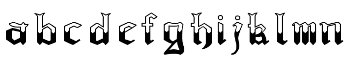Regothic Font LOWERCASE