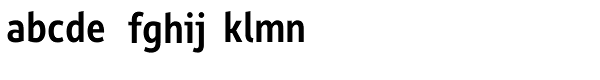 Rehn Condensed Medium Font LOWERCASE