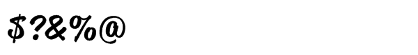 Reklame Script Std Medium Font OTHER CHARS
