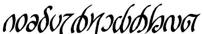 Rellanic Bold Italic Font UPPERCASE