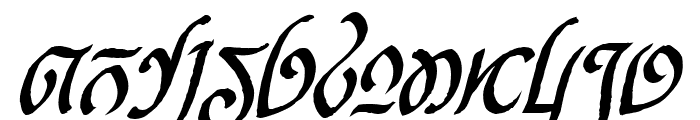 Rellanic Bold Italic Font UPPERCASE