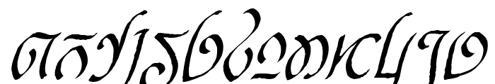 Rellanic Italic Font UPPERCASE