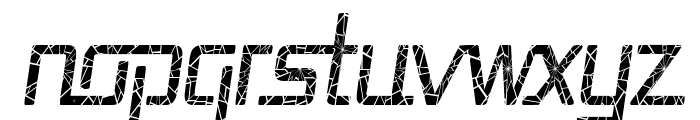 Republika Cnd - Shatter Italic Font LOWERCASE