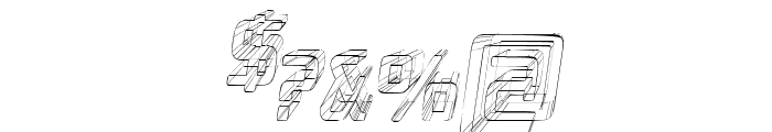 Republika Cnd - Sktech Italic Font OTHER CHARS