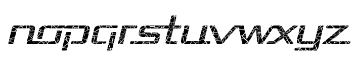 Republika Exp - Shatter Italic Font LOWERCASE