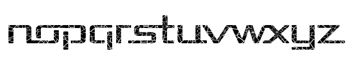 Republika Exp - Shatter Font LOWERCASE