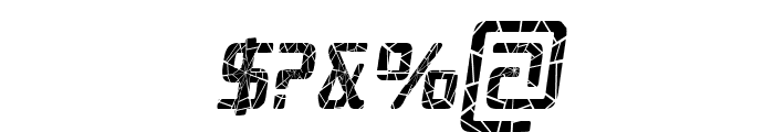 Republika II Cnd - Shatter Italic Font OTHER CHARS