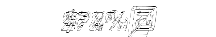 Republika II Cnd - Sketch Italic Font OTHER CHARS