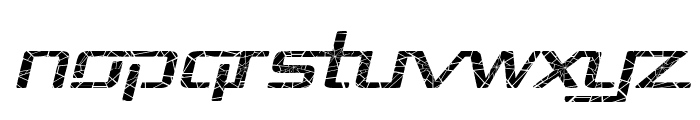 Republika II Exp - Shatter Italic Font UPPERCASE