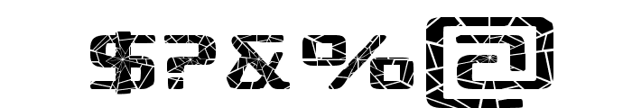 Republika II Exp - Shatter Font OTHER CHARS