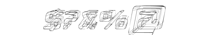 Republika II - Sketch Italic Font OTHER CHARS