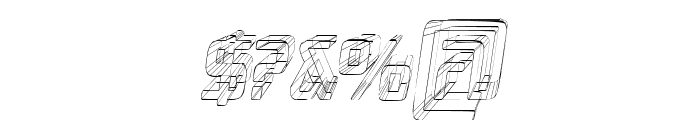 Republika III Cnd - Sketch Italic Font OTHER CHARS